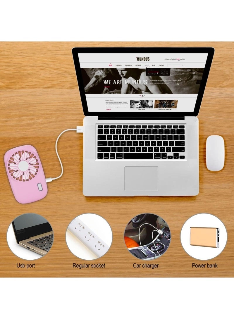 Mini Fan - USB Rechargeable Speed Adjustable