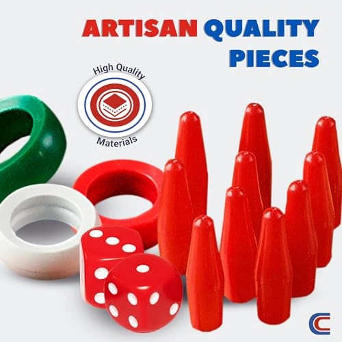 Board Equipment Set - 46 Playing Pieces Instruction Manual Carrying Case