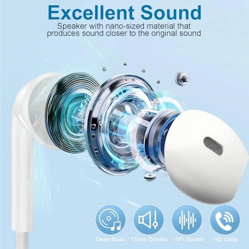 USB C Headphones Wired Earbud