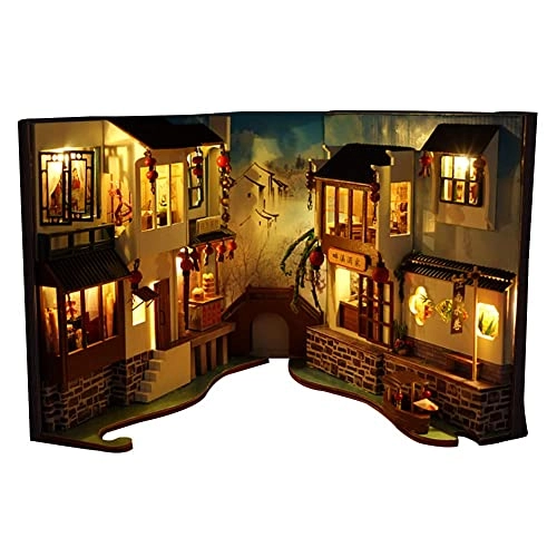 Miniature Wooden Dollhouse Furniture Kit - Creative Room 1:24