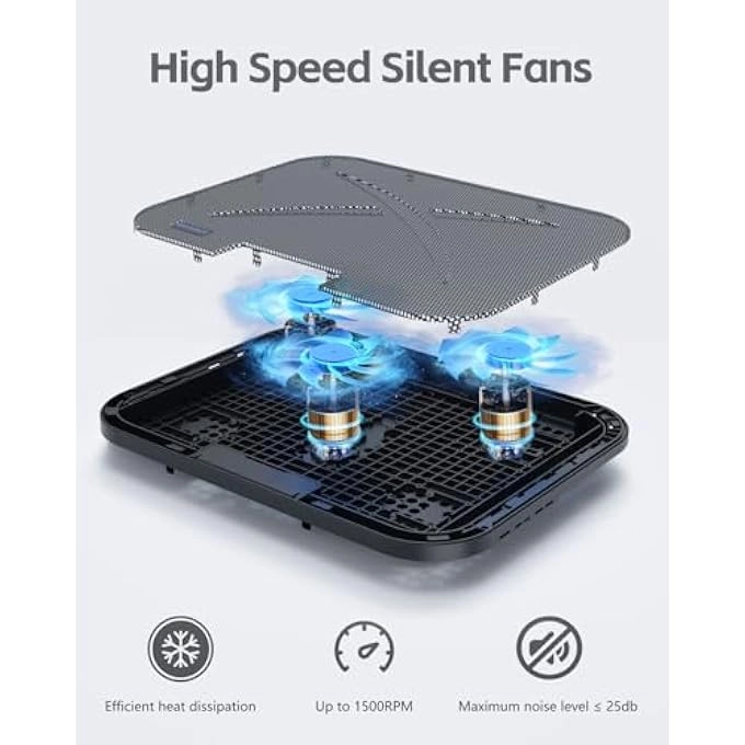 Laptop Cooling Pad - 3 FANS 12-17 INCH