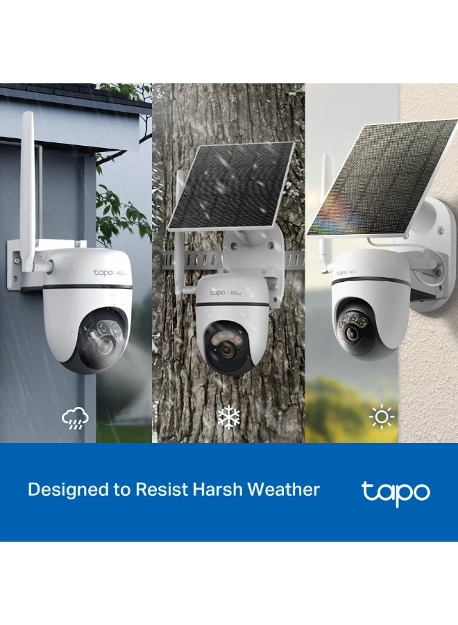 Tapo C615G - Solar-Powered Pan/Tilt 4G LTE Security Camera Kit