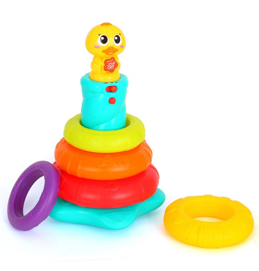 GREEN FUTURE Rainbow Duck Stackung Toy