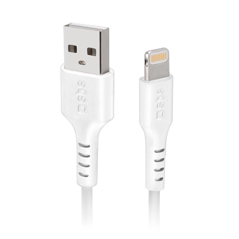 TECABLEUSBIP589W USB to Lightning Data and Charging Cable 1m
