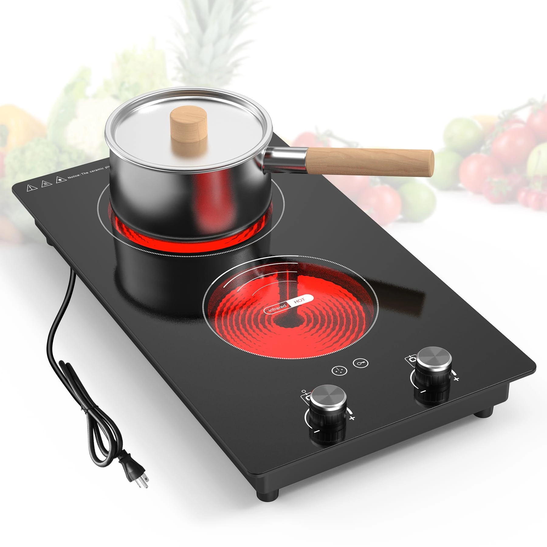 VBGK Stove Top 2 Burner Electric hob