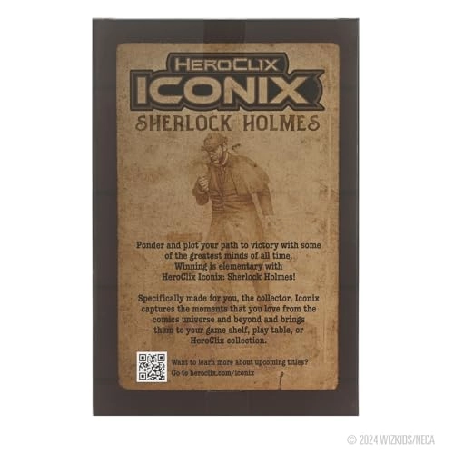 Sherlock Holmes + Dr. Watson + Professor Moriarty + Irene Adler + Hell Hound of the Baskervilles - Movies (WK86277)