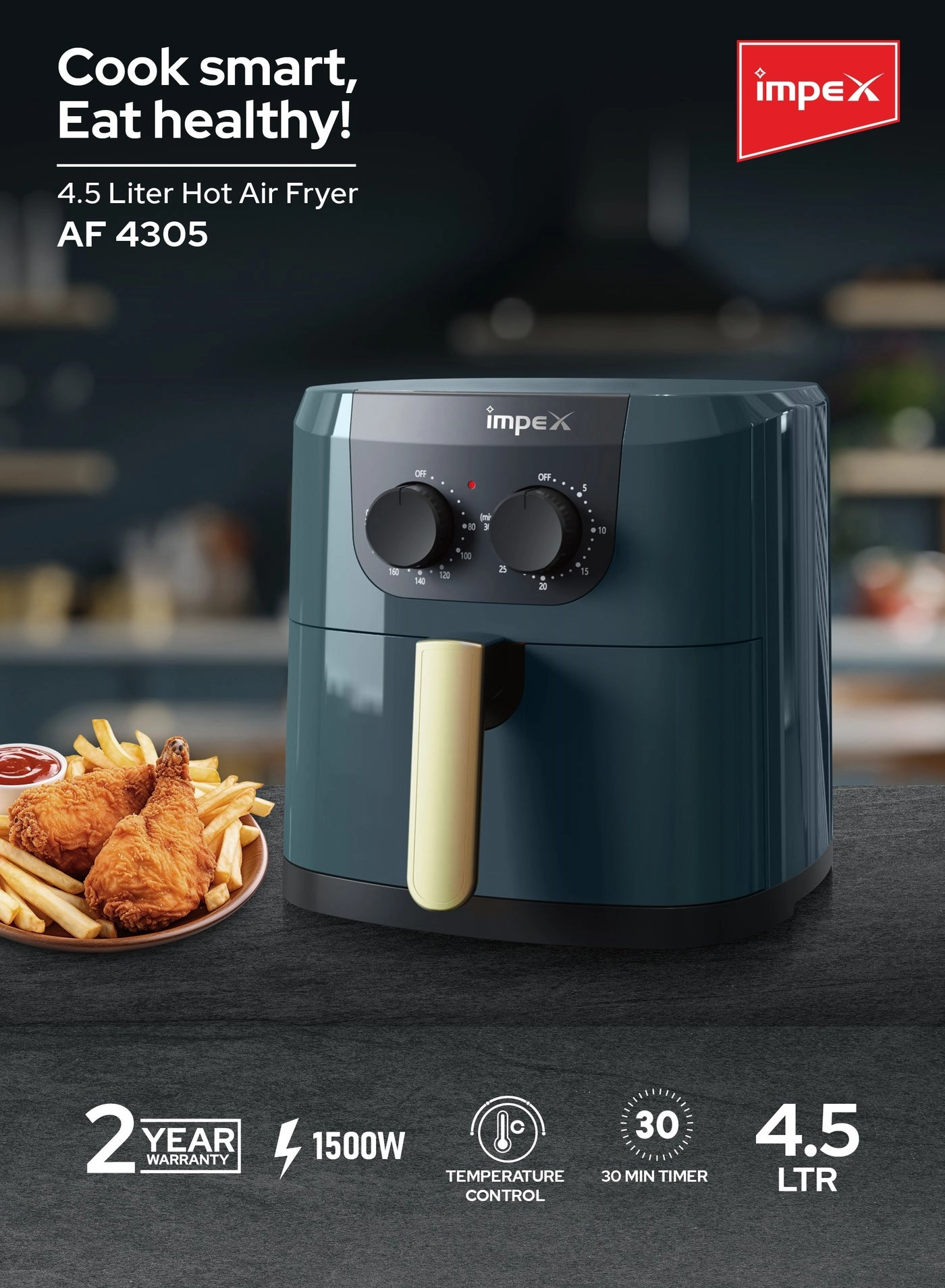 Mechanical Air Fryer AF 4305A