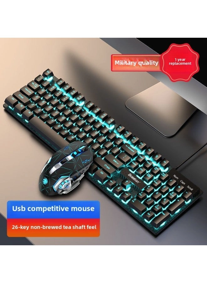 Mechanical Feel - Wired + E-sports Mouse