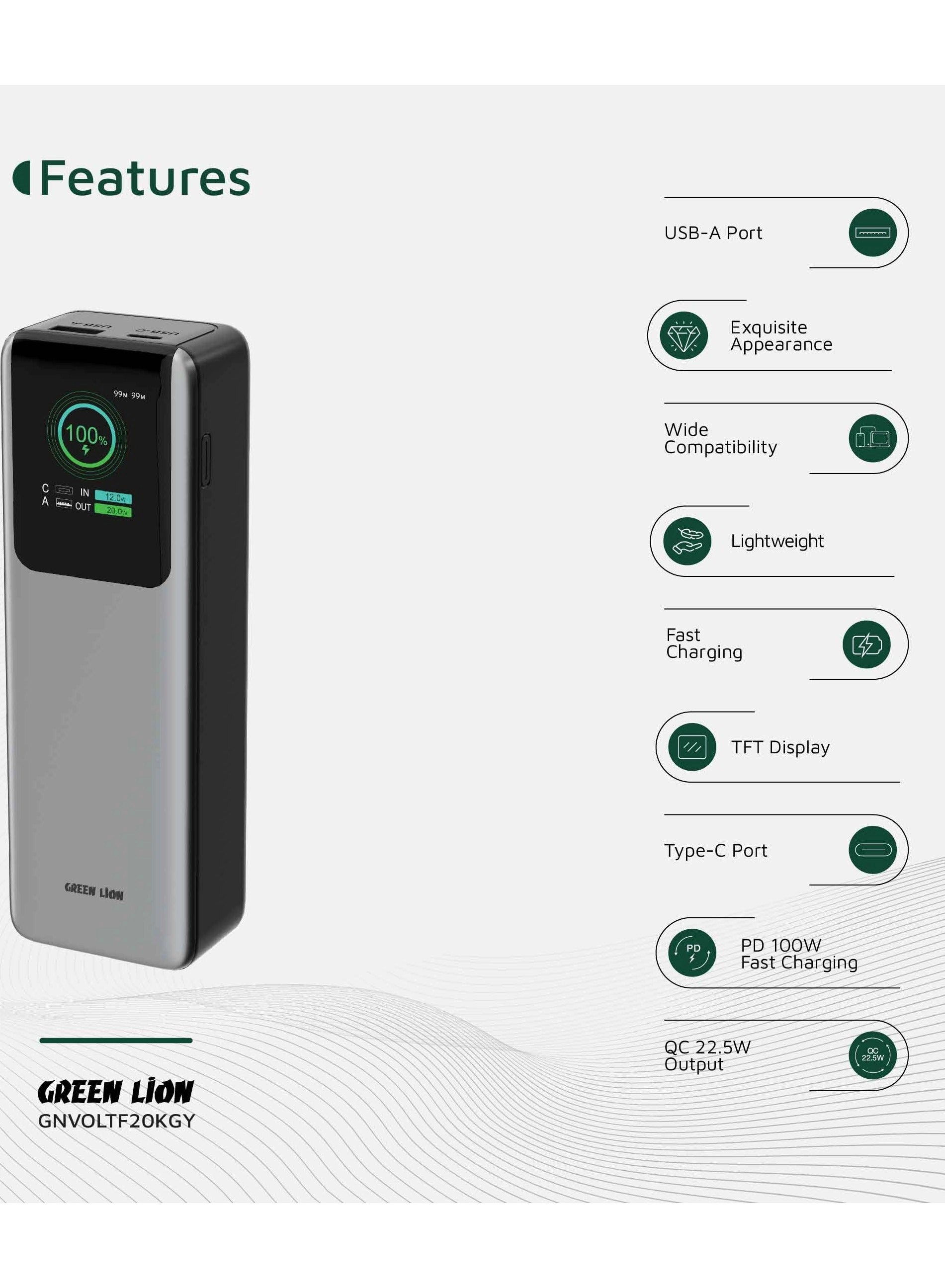 Voltura - 20000mAh 100 Watt