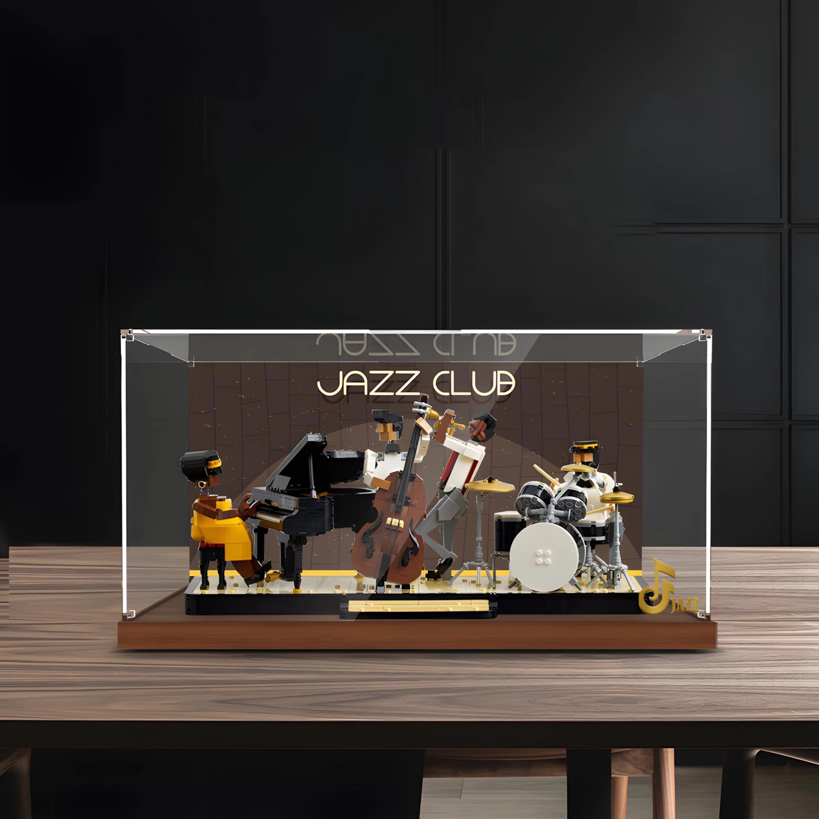 Acrylic Display Case - for Le-go 21334 Transparent