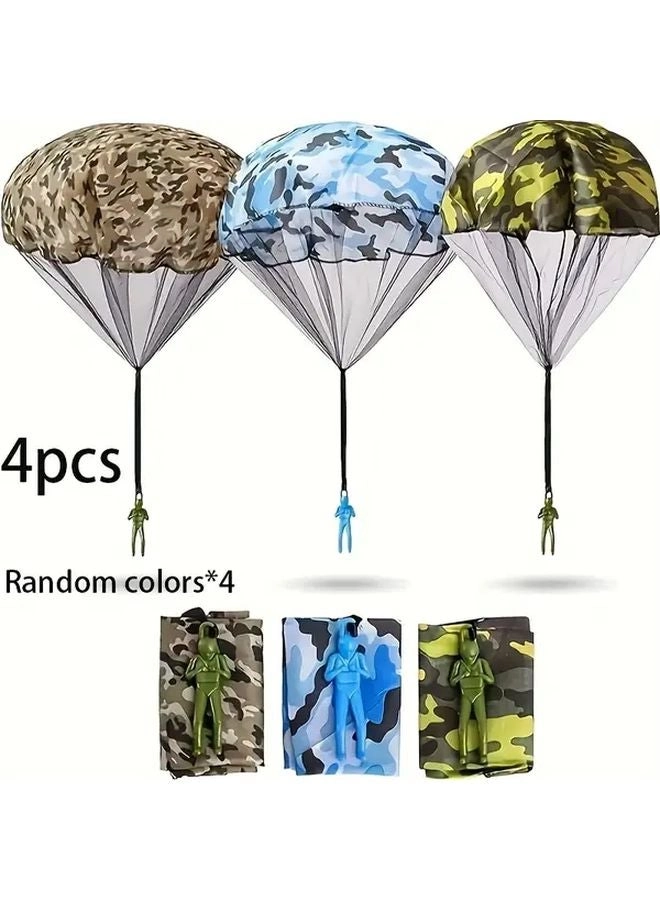 Generic Parachute Jumping Toy Soldiers - 3 Years 4pcs