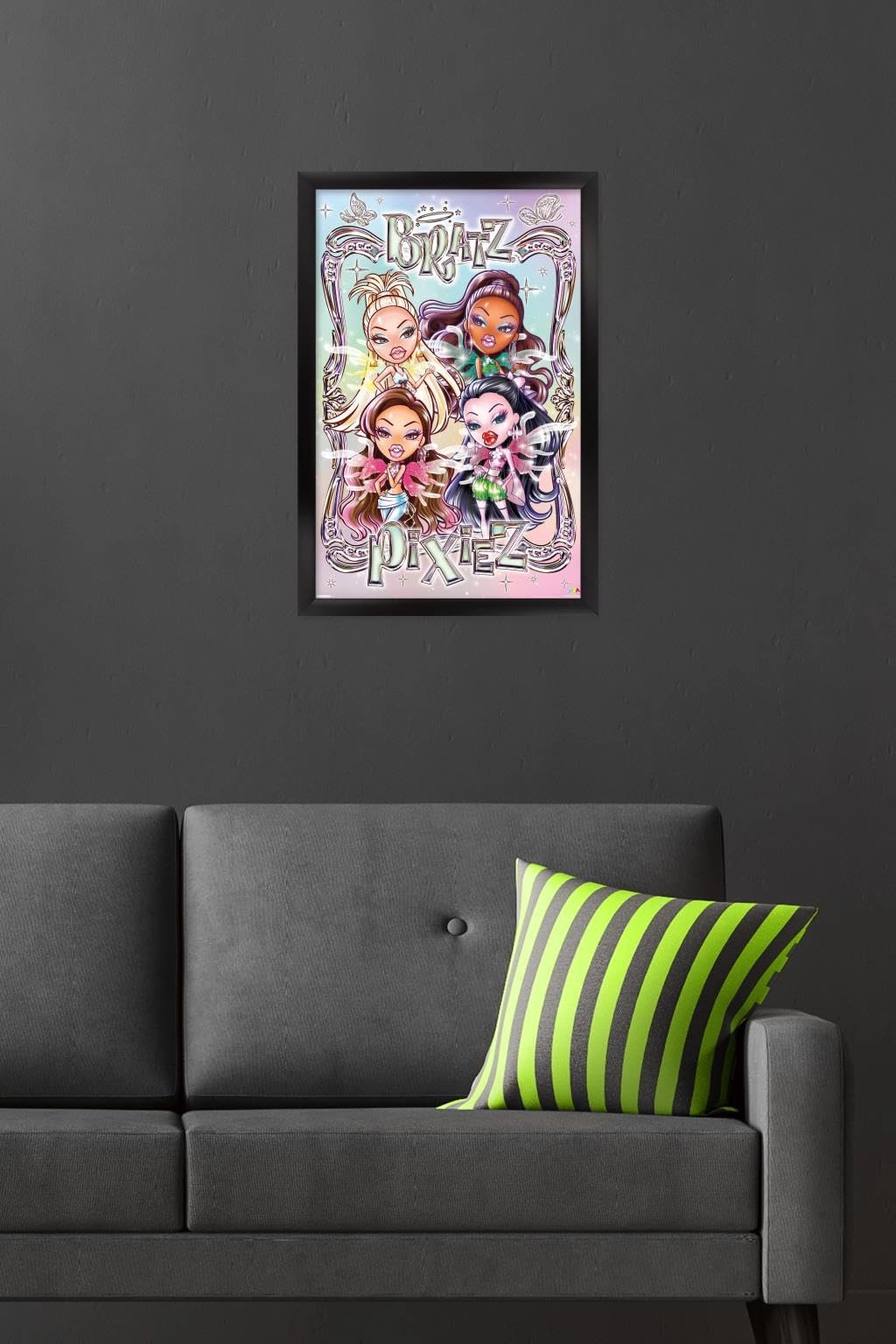 Pixiez Wall Poster - Paper 22.4"L x 14.7"W