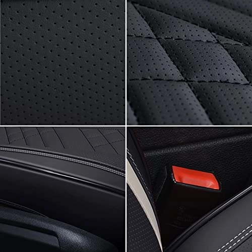 01SP-A2 - Front Seat 2 Pack Black With White Strip