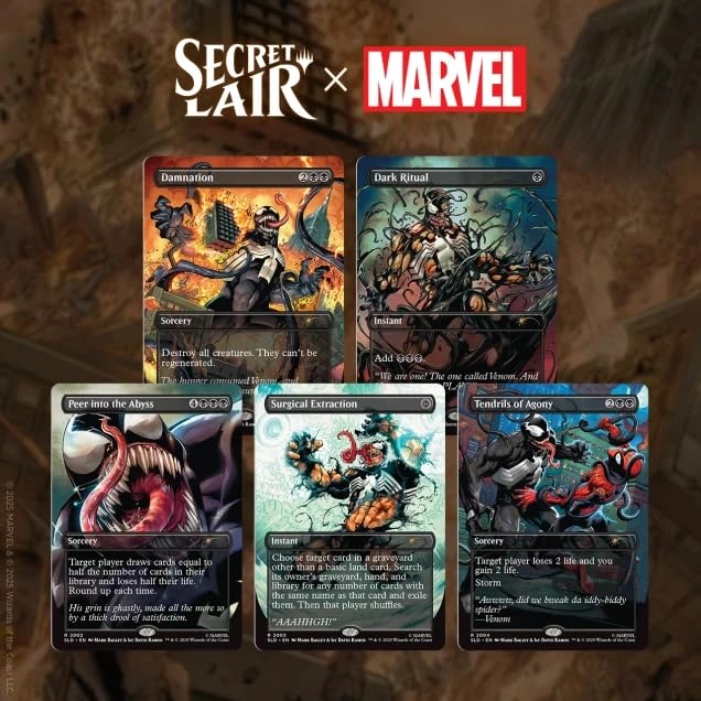 Secret Lair x Marvel's Spider-Man: Venom Unleashed