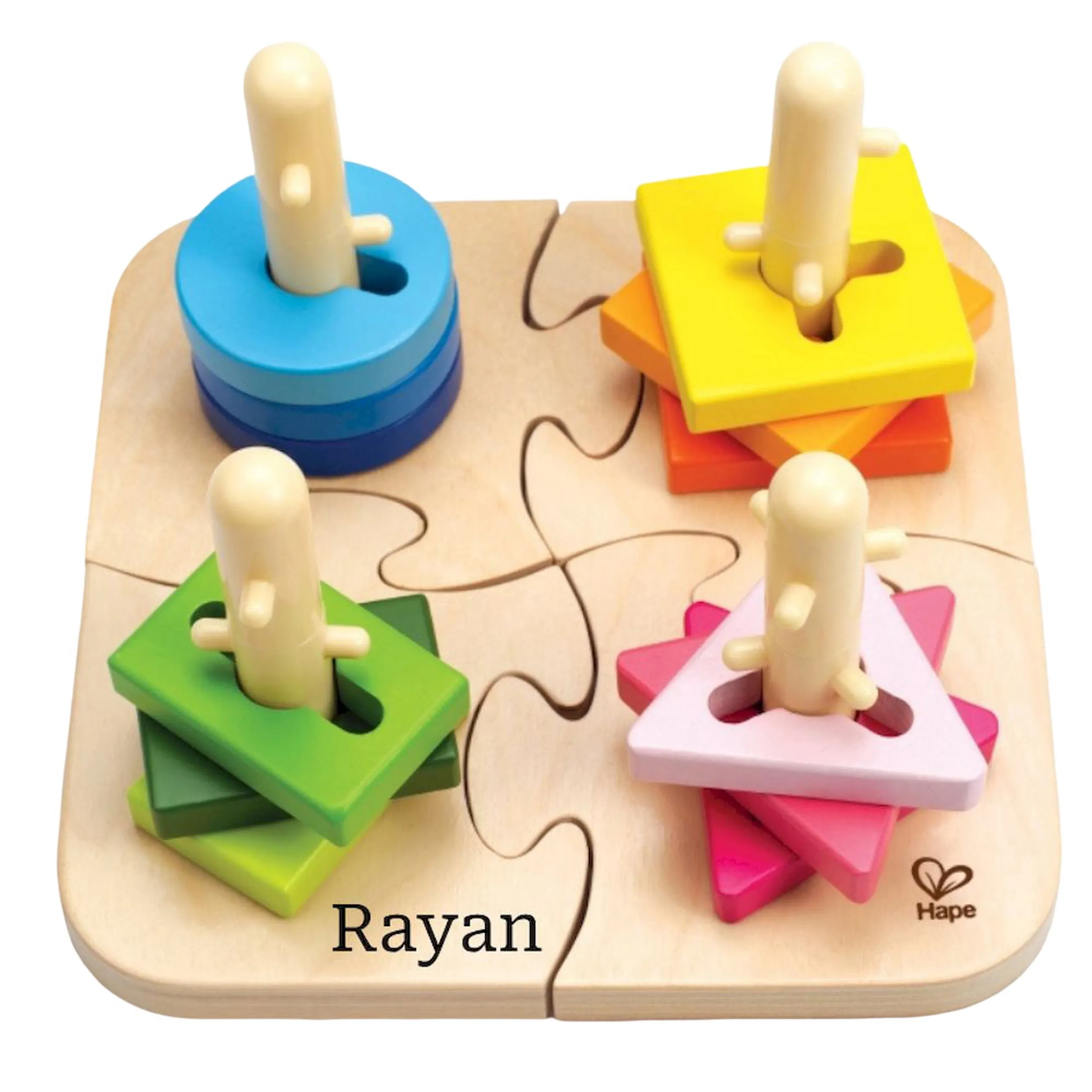 Hape Emergency Peg Puzzle - Suitable for 12 months & above
