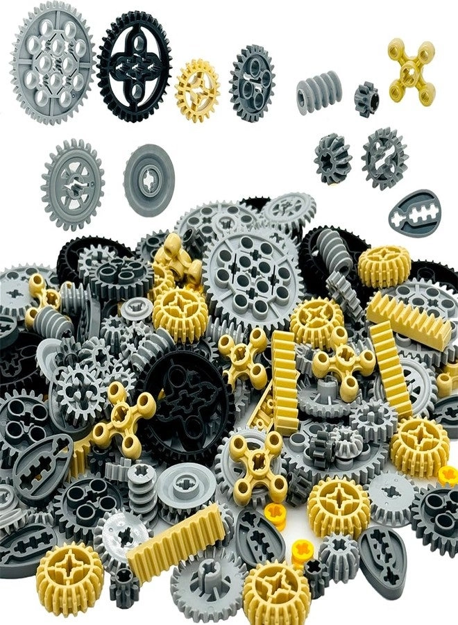 Technical Parts Wheels Gears - Building Blocks Accessories