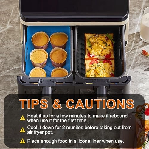 Air Fryer Liners - Silicone 2 Pack