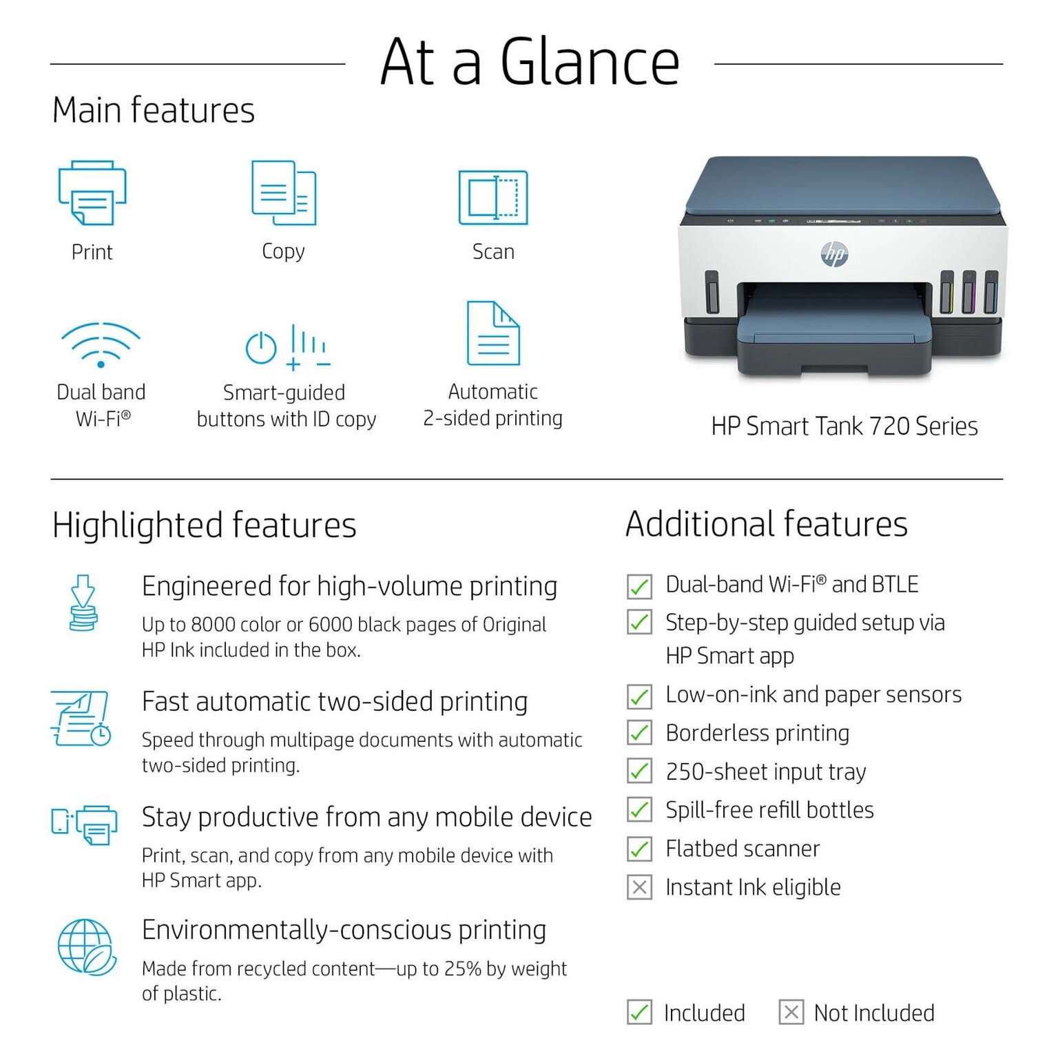 Smart Wireless Printer 725