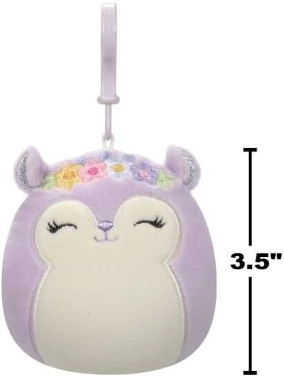 Sydnee The Squirrel 9 cm Clip-On Plush Toy