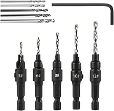 Saipe Countersink Drill Bit Set - 5pcs
