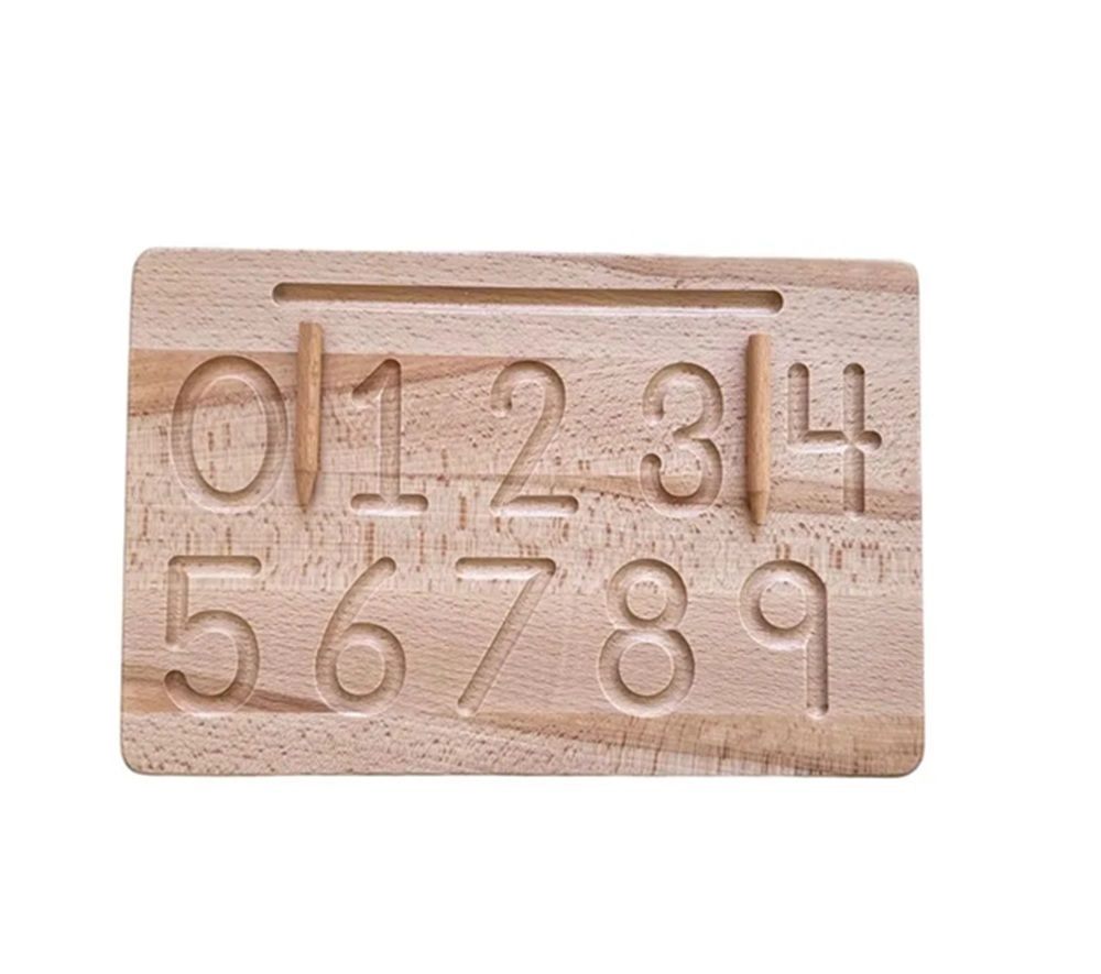 Tracing Number Board - Suitable for 3 years and above 3 Pcs