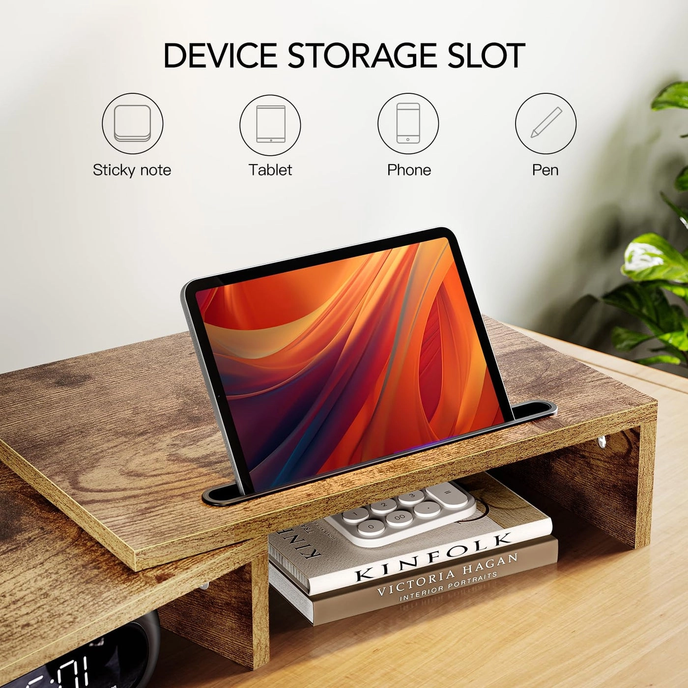 Dual Monitor Stand Riser - 2 monitors