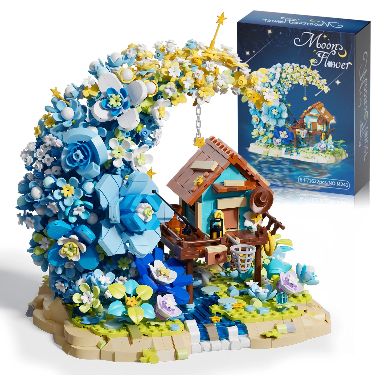 Shantou Chenghai District Yuanxingyao Trading Co., Ltd. Crescent Moon Flower Building Set - 1622pcs