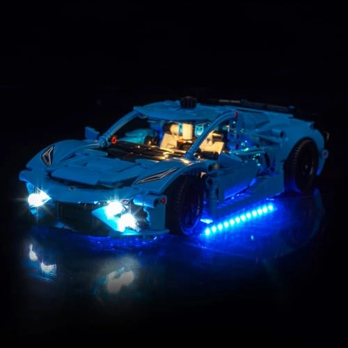 Light kit for LEGO Chevrolet Corvette Stingray 42217 - RC Version LED Lighting
