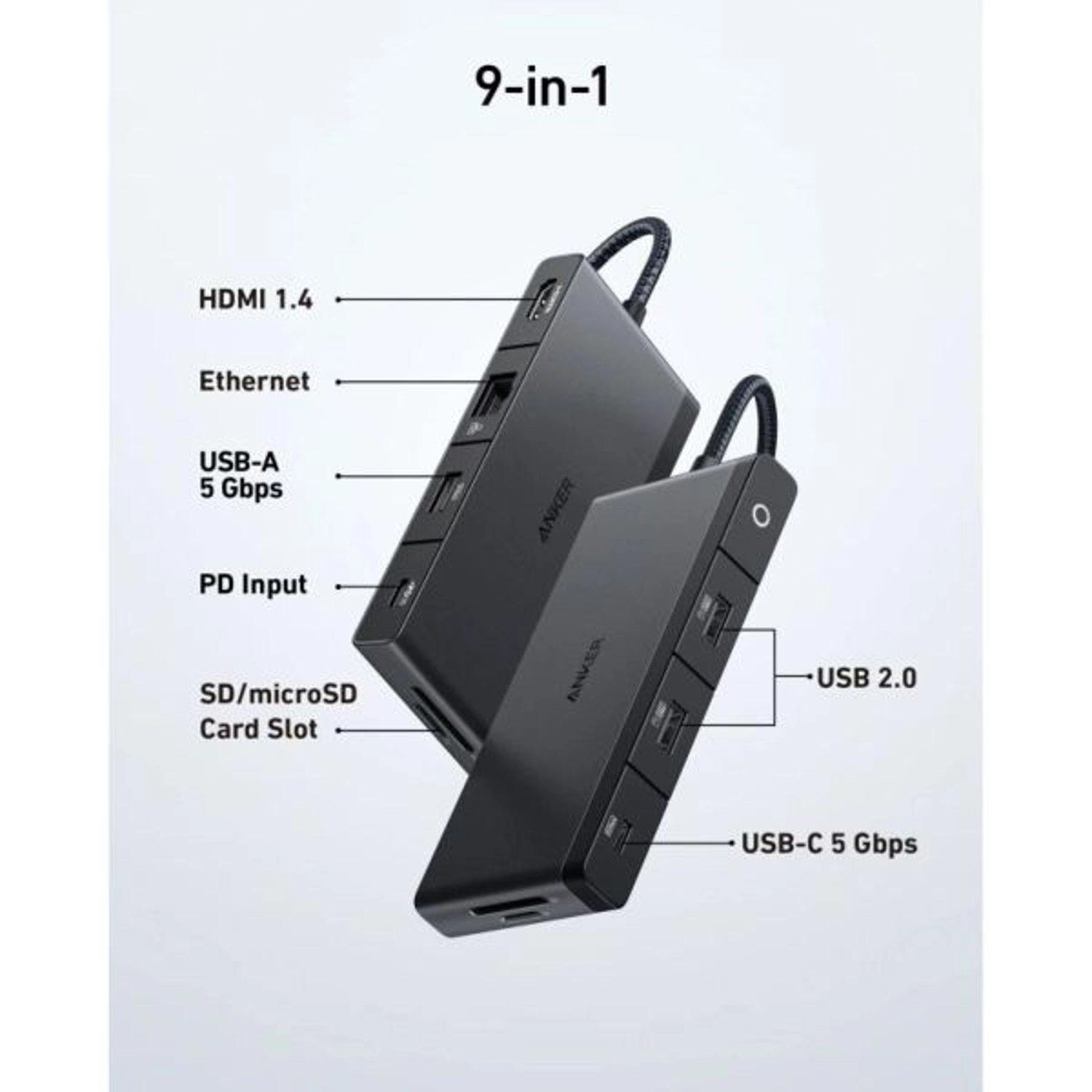 552 USB-C Hub - 9-in-1 4K HDMI