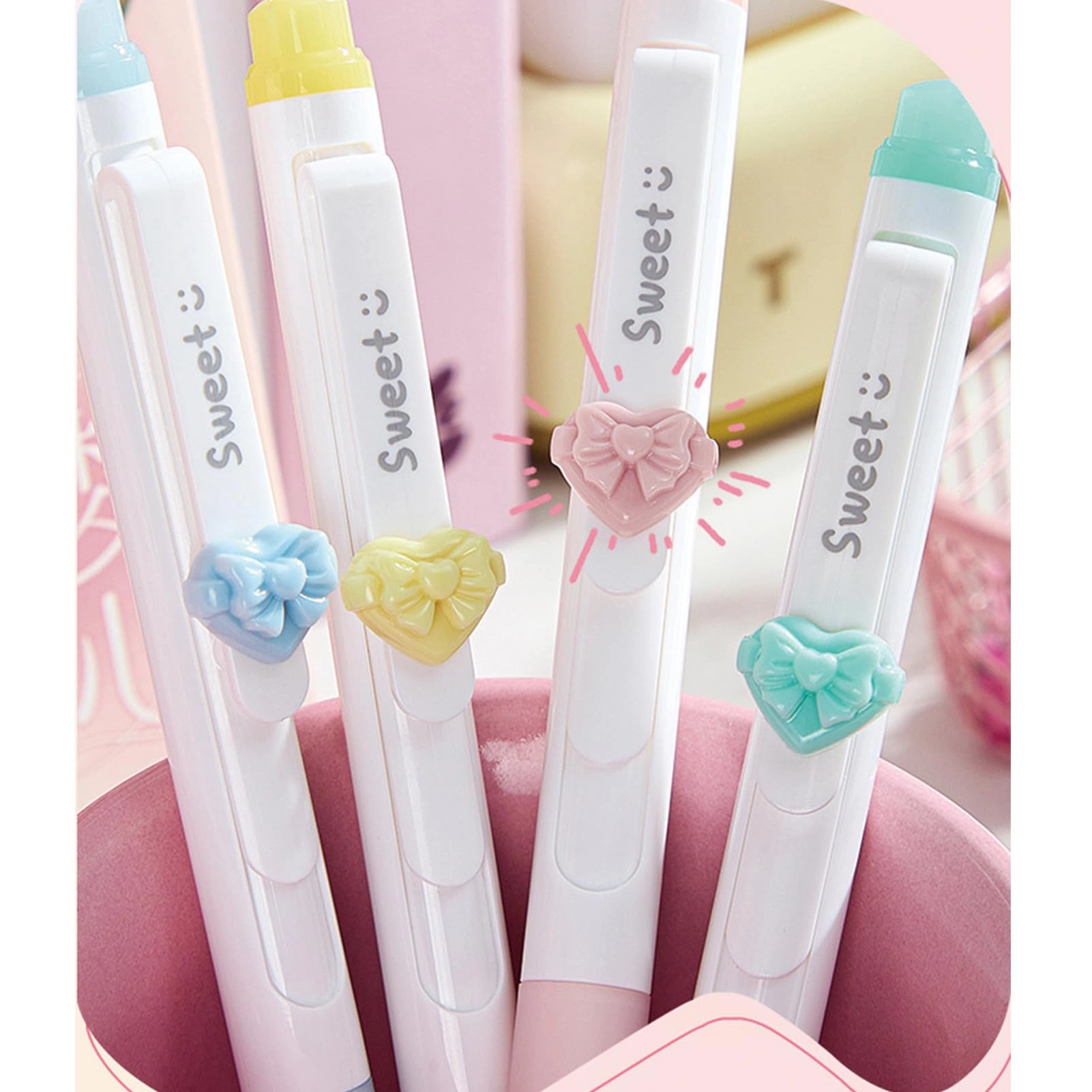 Cute Gel Pen - 4Pcs 0.5mm