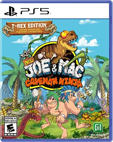 Joe & Mac: Caveman Ninja T-Rex Edition - PlayStation 5