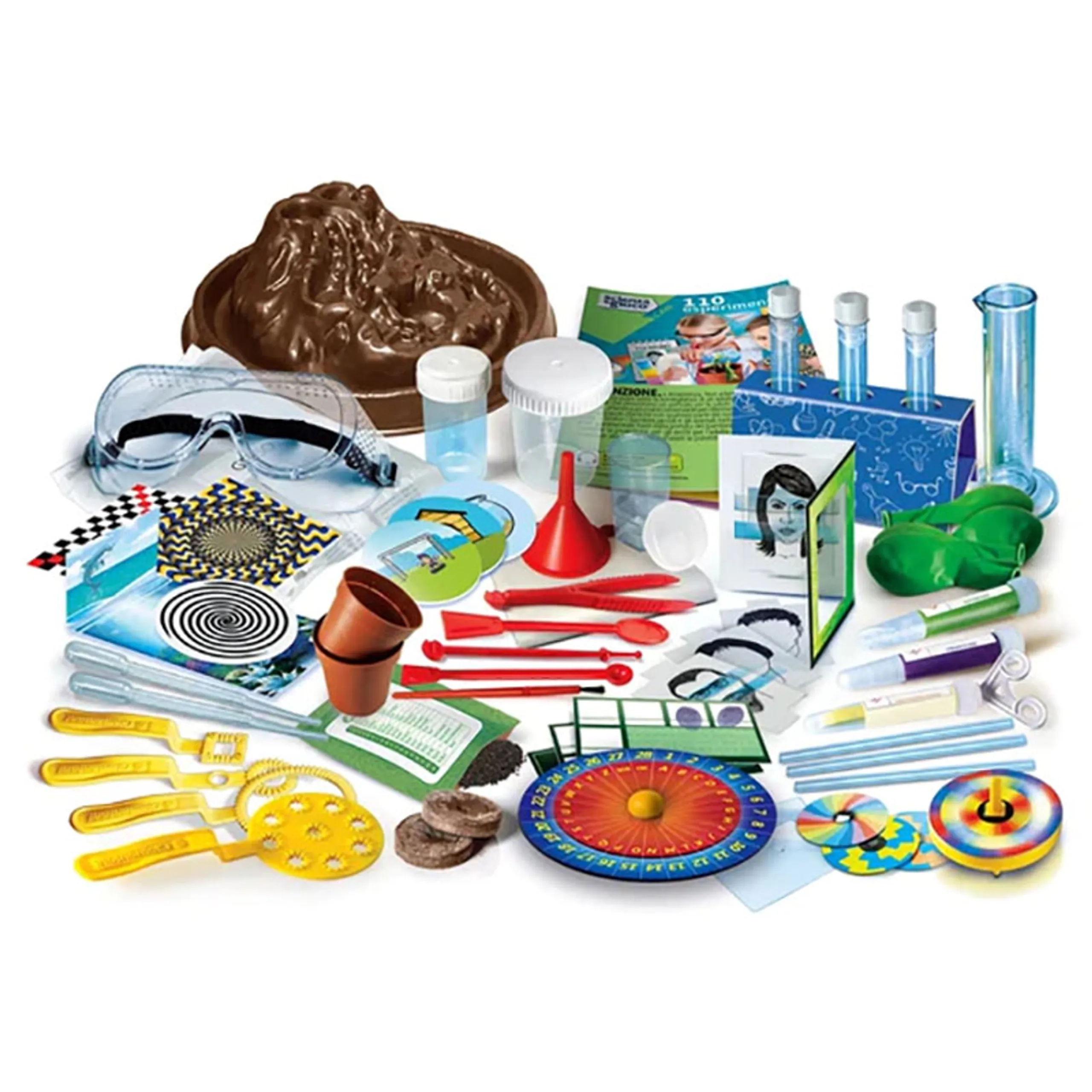 Science 110 Experiments - chemistry physics botany optics