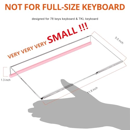 Acrylic Keyboard Stand