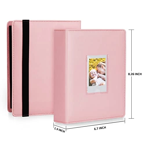 2x3" 288 Pockets Faux Leather Photo Album