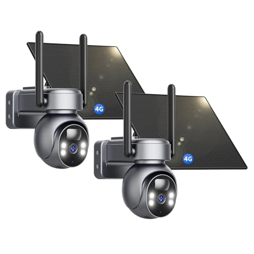 4G LTE cellular security camera 2K