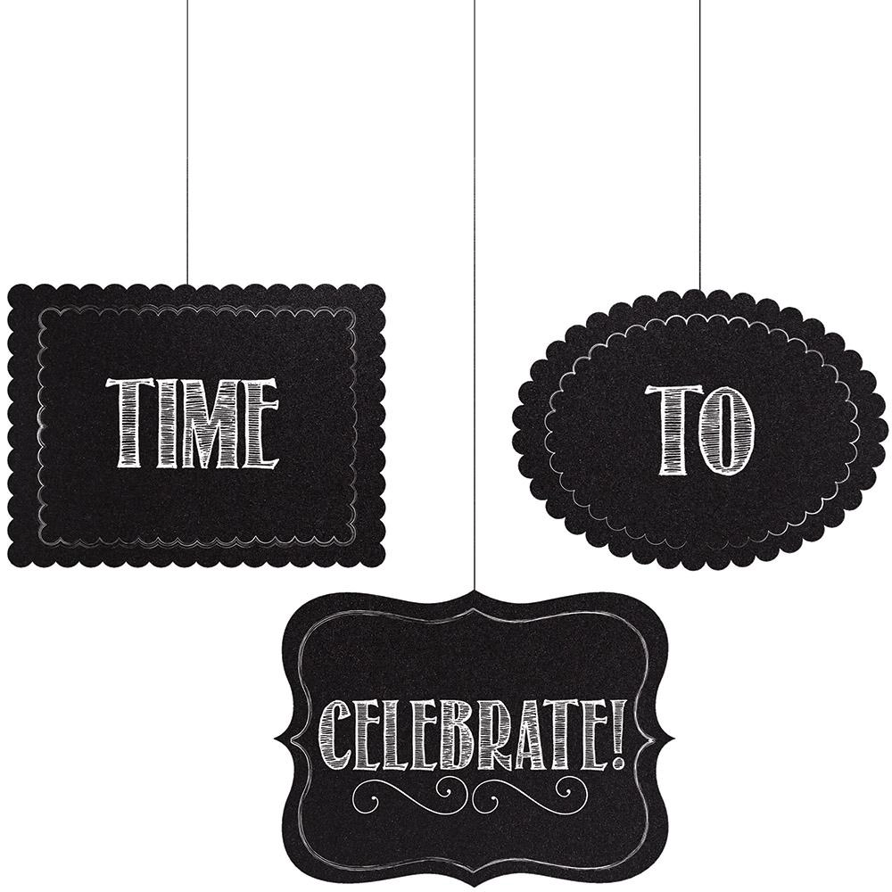 Chalkboard Jointed Celebrate Banner