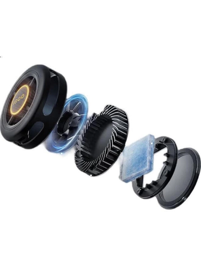 Iqoo Magnetic Cooling Back Clip - Ice Shadow Black -7°C Magnetic Plate Included