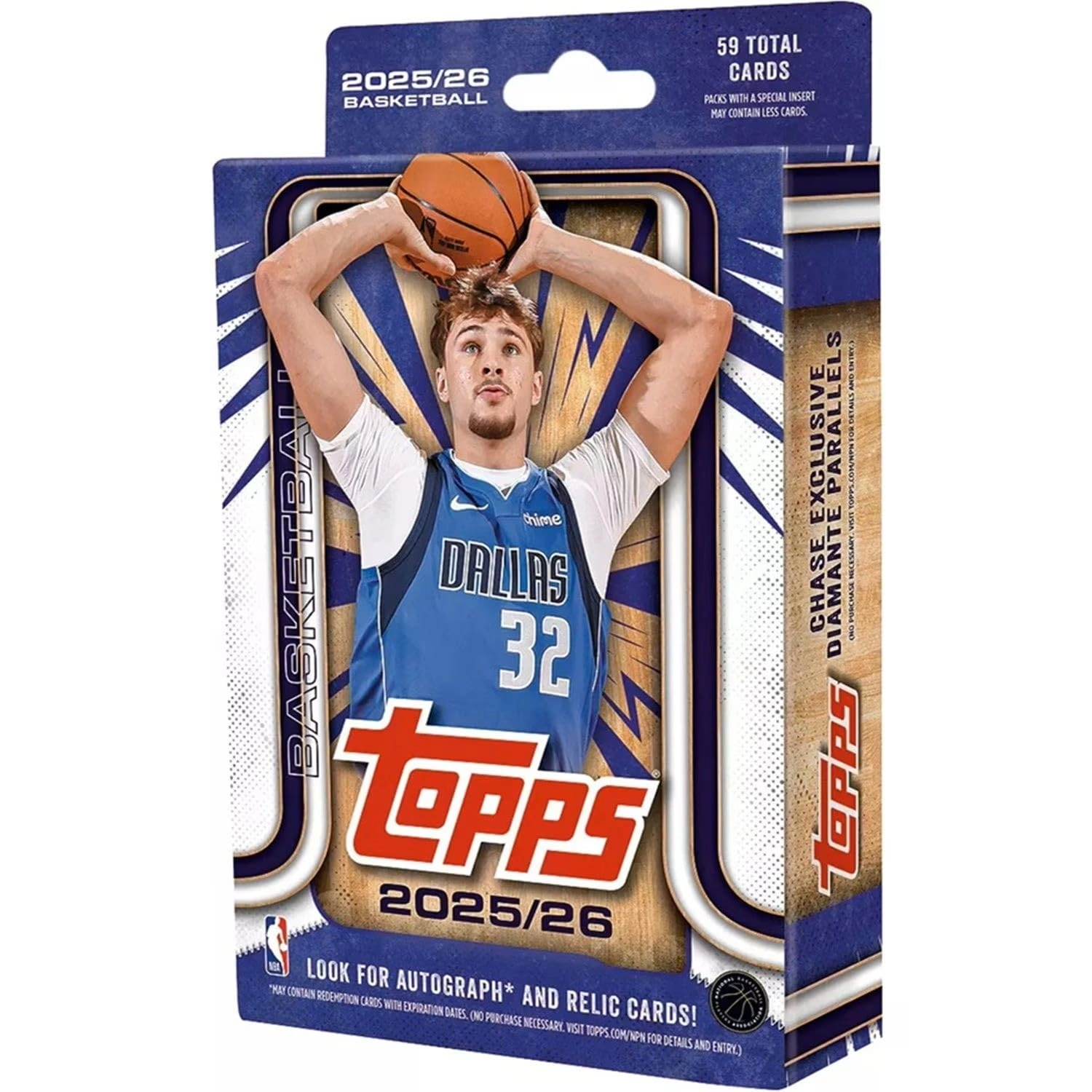 NBA Basketball Trading Card Hanger Box - 59pcs
