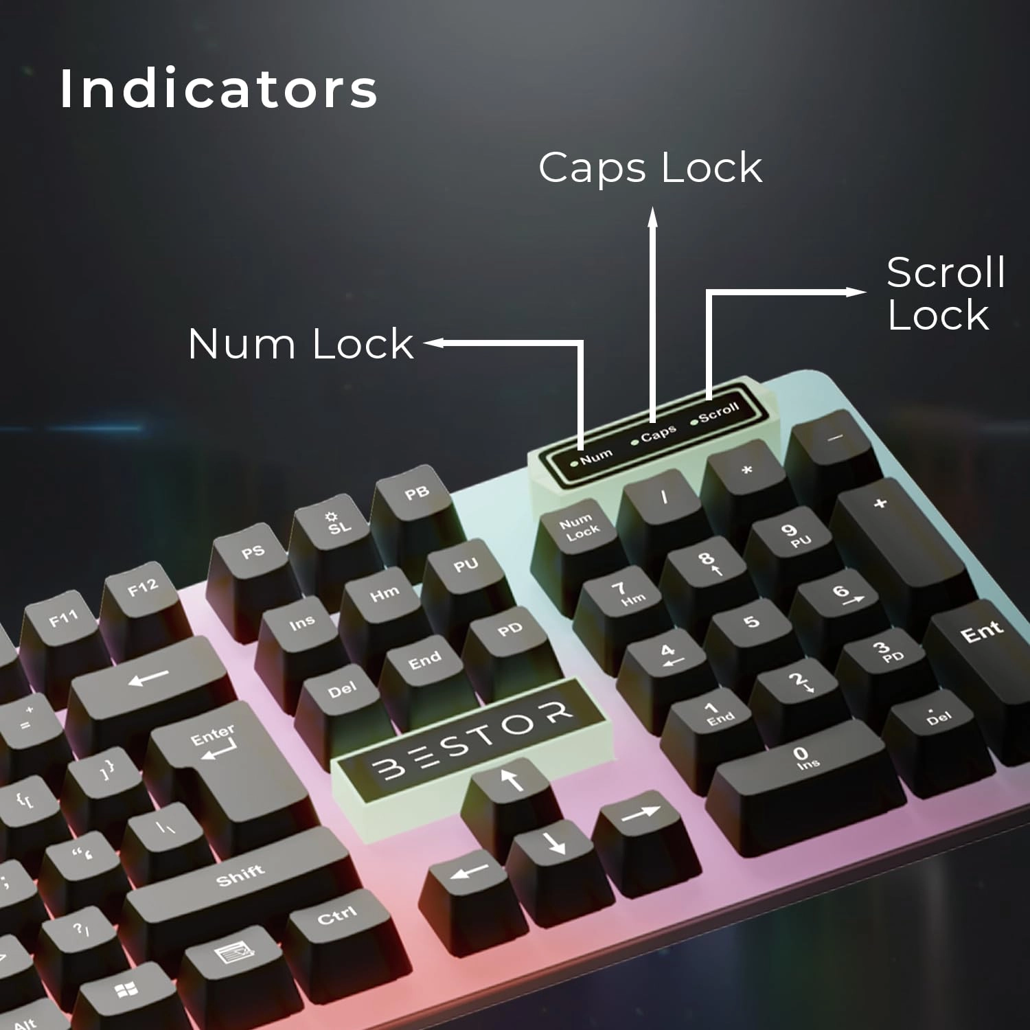 Gaming Keyboard and Mouse Combo - QWERTY Wired