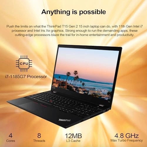 ThinkPad T15 Gen 2 - 15.6'' i7-1185G7 16GB DDR4 512GB SSD