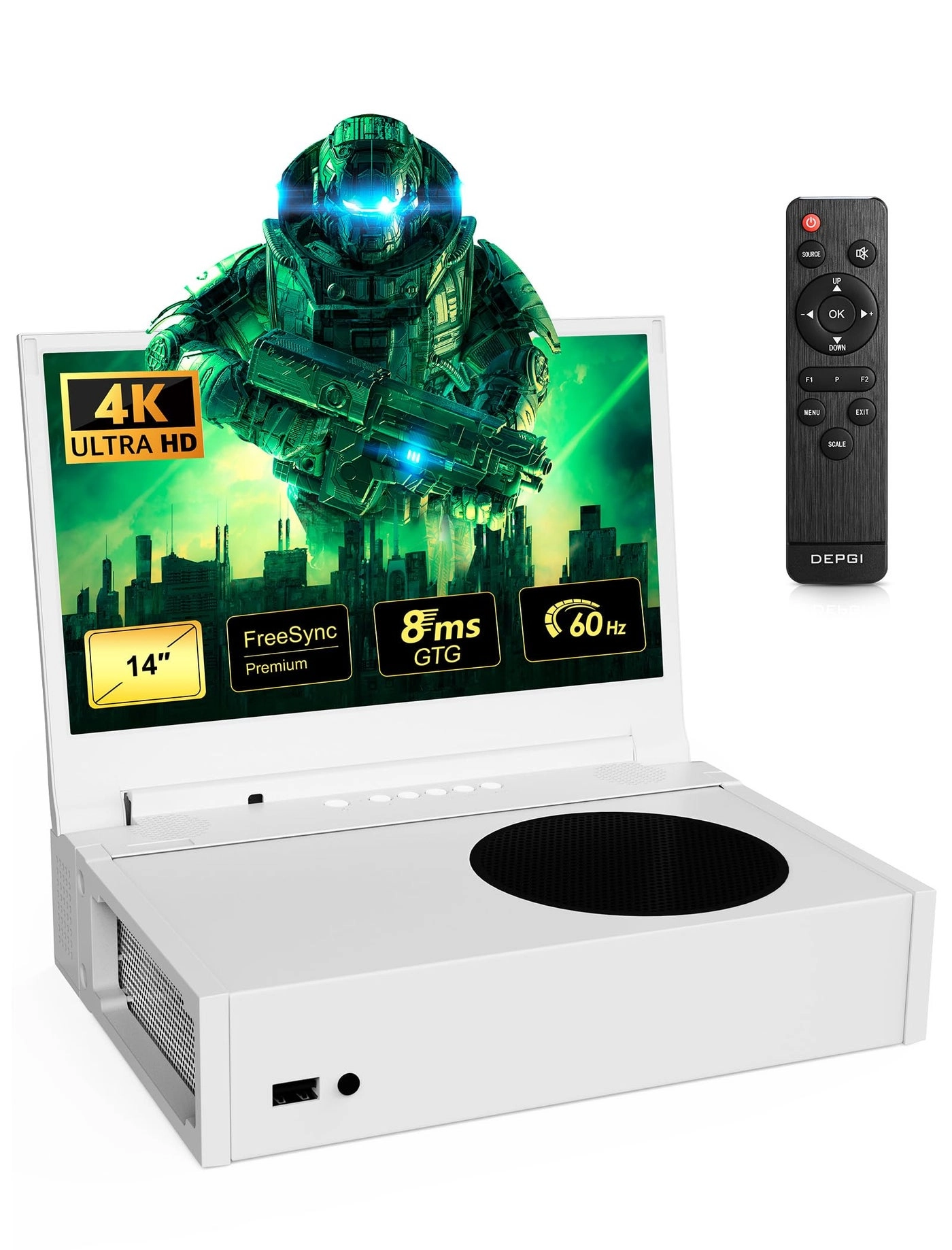 DEPGI Portable Gaming Monitor - 3840 x 2160 pixels 14 inch