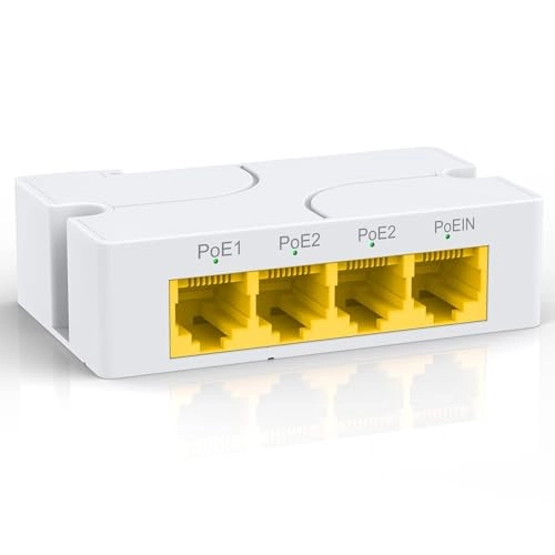 PoE Extender - 57V 24W 4 ports IEEE802.3af/at 1000Mbps