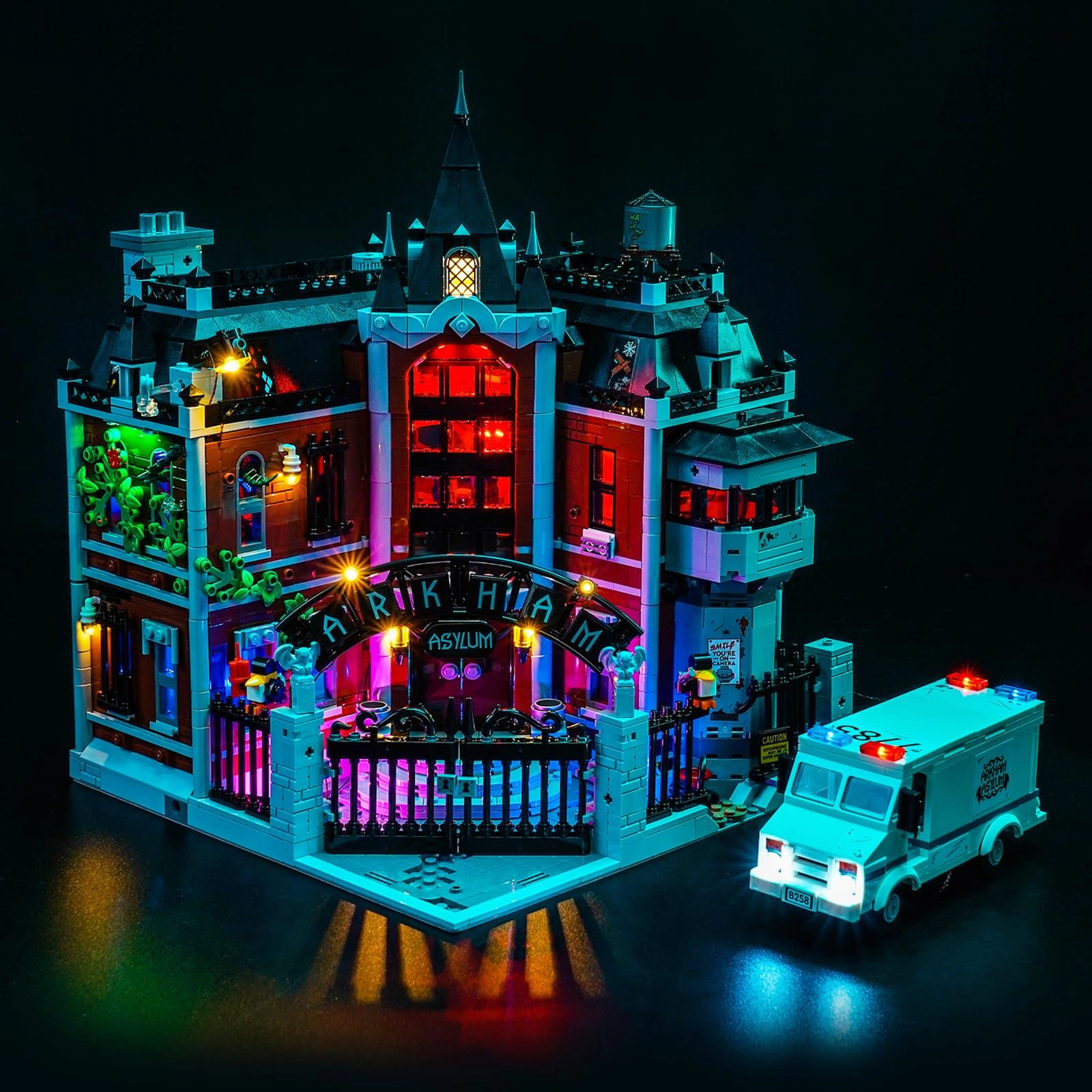 LocoLee LEGO 76300 Arkham Asylum Light Kit - Movie