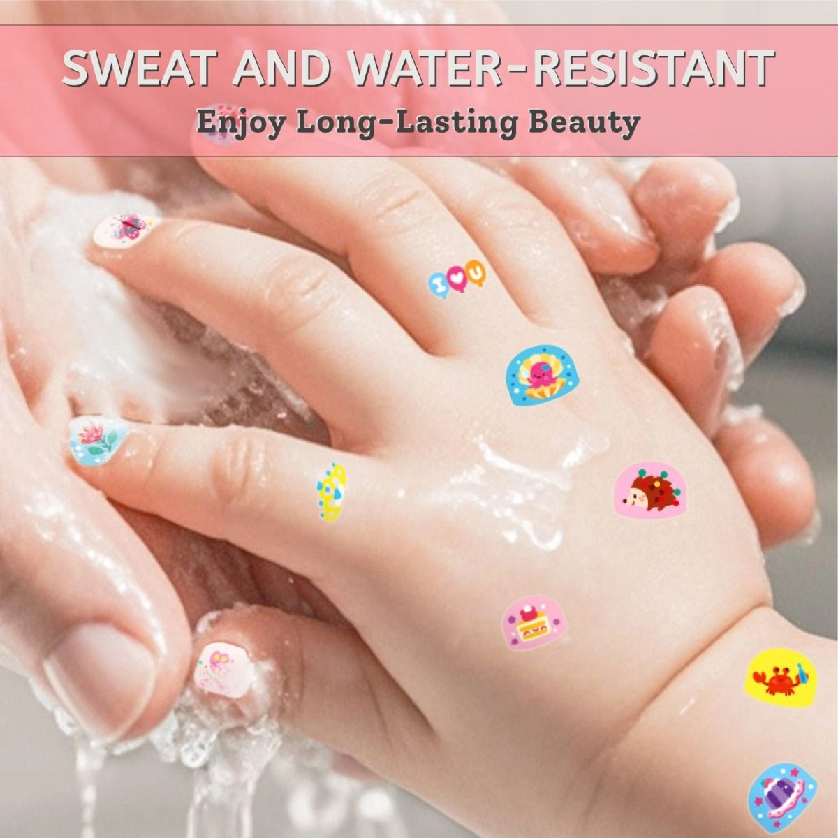 Nail Stickers - 300 Pcs Dessert Party