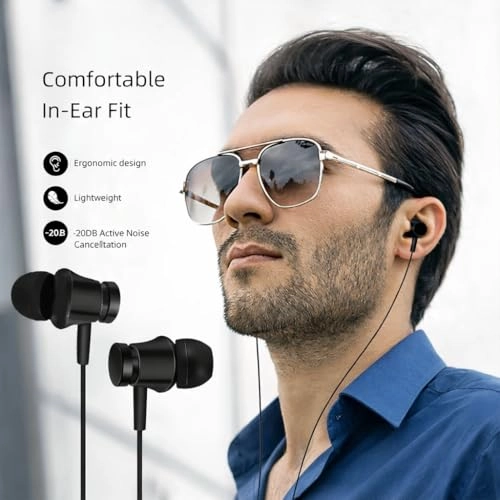 Active Noise Canceling Wired Earbud