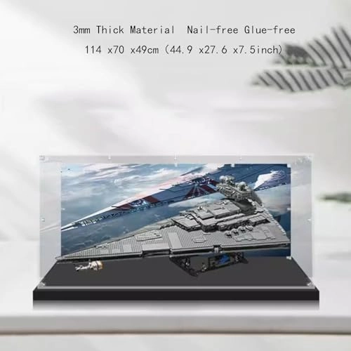 Acrylic Display Case - 114 x70 x49cm 3mm Clear