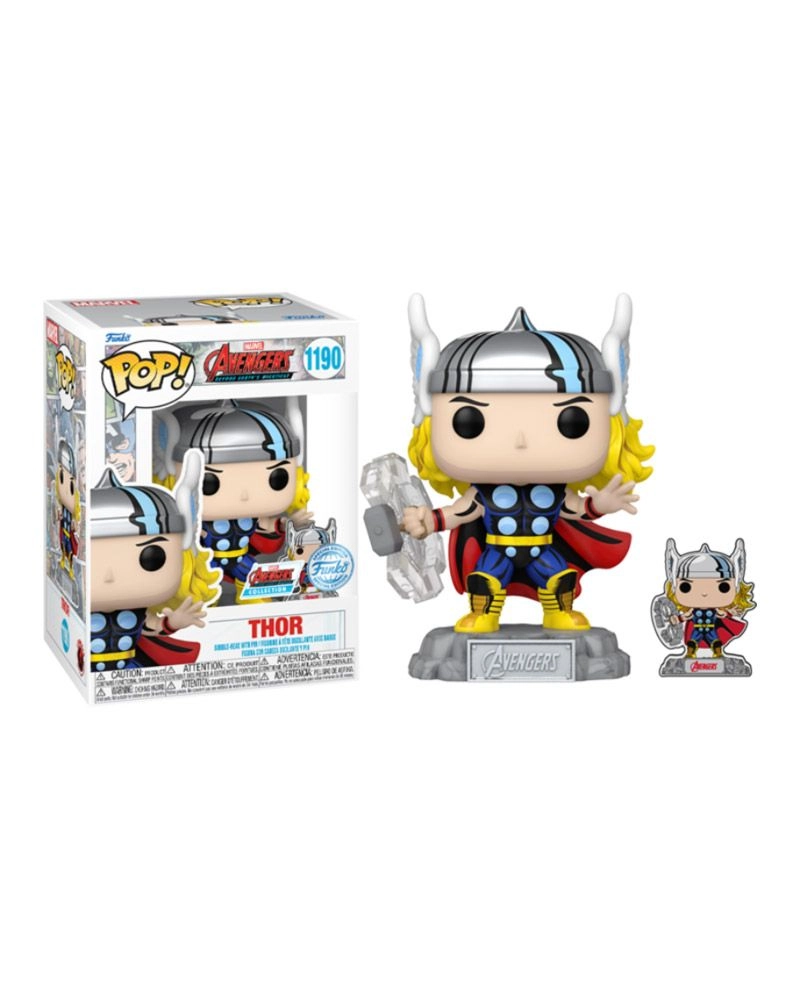 Thor - Avengers: Beyond Earth's Mightiest 60th Anniversary - Vinyl Figure Enamel Pin