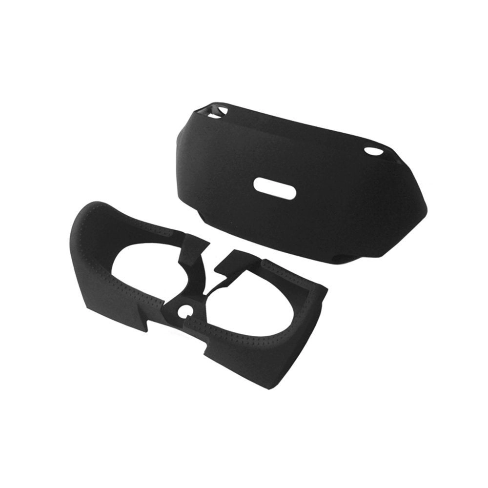 Soft VR Headset Silicone Rubber Cover - Anti-Slip 3D Eye Shield for PS4 VR