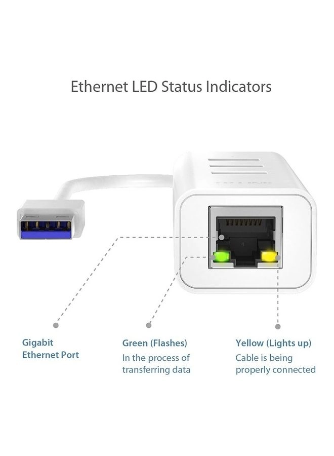 UE330 - USB 3.0 3-Port Hub Gigabit Ethernet Adapter