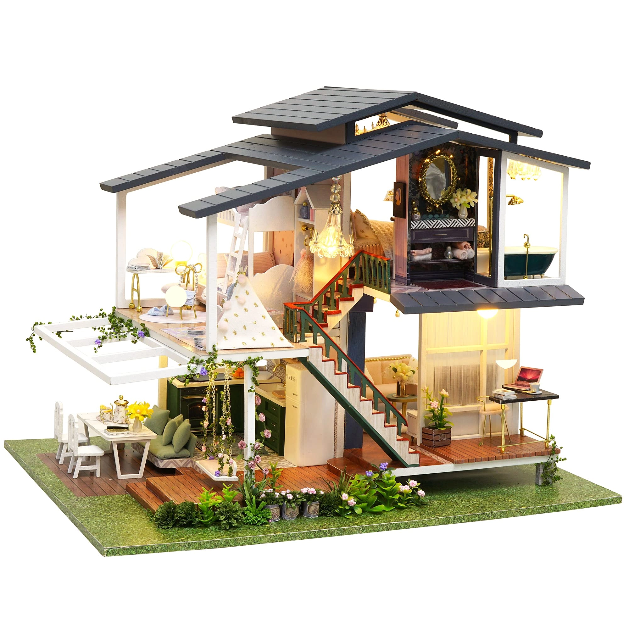 DIY Miniature Dollhouse Kit - 124 scale